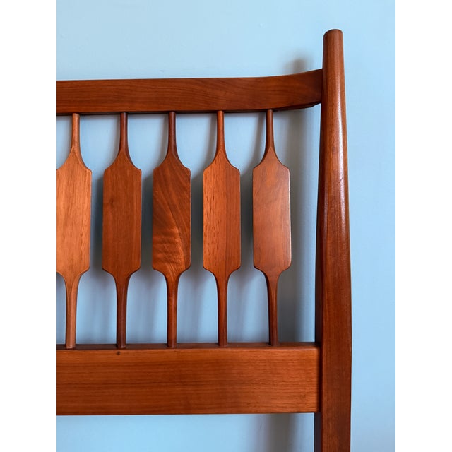 1950s MCM Attributed to Kipp Stewart for Drexel“Declaration” Twin Headboard, Circa 1956 For Sale - Image 5 of 7