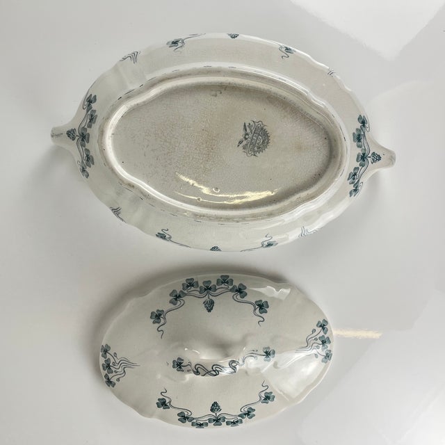 Antique Vegetable Dish from Villeroy & Boch, 1890s For Sale - Image 5 of 18