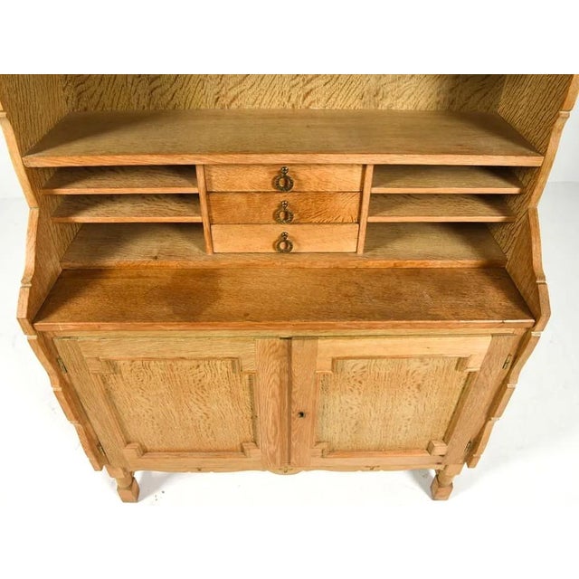 Mid 20th Century Mid 20th Century Modern Bookcase Secretary Case Piece For Sale - Image 5 of 11