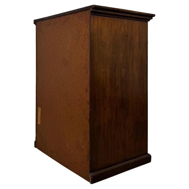 Wood 20th Century Edwardian English Mahogany Chest of Drawers, 1890s For Sale - Image 7 of 12