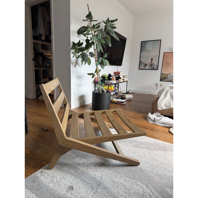 Mid-Century Modern Harbour Outdoor "Nature Boy" Teak Easy Chairs — Set of 2 For Sale - Image 3 of 4