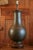 Mid Century Brass & Copper Lamp - a Large 40" tall urn vintage Chinoiserie Style Table Lamp. A nicely proportioned...