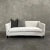 Custom Upholstered or Slip Covered Sofa in Heavy Stone Washed Belgian Linen For Sale - Image 4 of 11