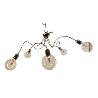Adjustable 5-Light Sputnik Ceiling Lamp For Sale