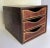 Metal Antique c.p. Leathercraft 3 Drawer File Organizer For Sale - Image 7 of 11