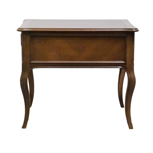 Hekman Furniture Pecan Italian Provincial 22" Accent End Table For Sale - Image 9 of 11