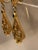 1970s Trifari Gold Art Deco Dangle Earrings, A Pair For Sale - Image 9 of 10