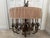Offering for sale this stunning vintage European chandelier with the following fine features: - Made of wood and iron with...