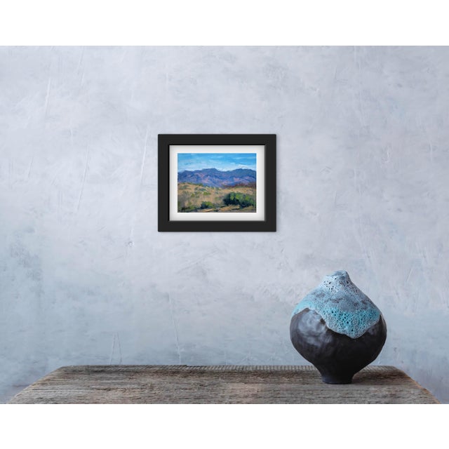 Abstract Abstract American Southwest Desert Landscape Oil Painting For Sale - Image 3 of 5
