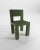 Modern Raw Chair in Green Bouclé from Collector For Sale - Image 6 of 6