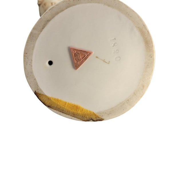 Ceramic Porcelain Figures of a Fisherman and Fisherwoman from Royal Dux Bohemia, 1918, Set of 2 For Sale - Image 7 of 12