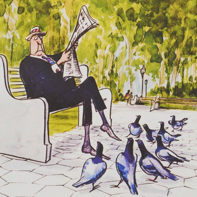 Paper Schumacher x The New Yorker The New Yorker City-View Covers Wallpaper In Multicolor For Sale - Image 7 of 7