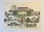 Mid-Century Modern 1980s Texas a & M University Campus Print by Liz Bryant – Hand-Colored Architectural Illustration For Sale - Image 3 of 3