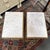 Mid-Century Modern Brass C-Tables With Marble Tops, Pair For Sale - Image 3 of 11