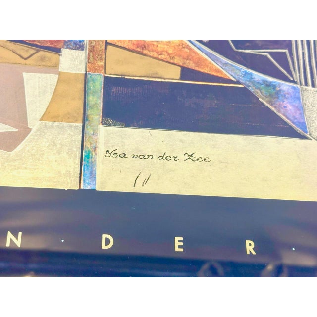 Lisa Van Der Zee, Abstract Composition, 1980s, Lithograph For Sale - Image 6 of 7