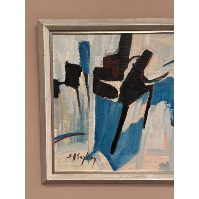 Sven H. Engberg, Abstract Composition, 1950s, Oil on Panel, Framed For Sale - Image 11 of 18