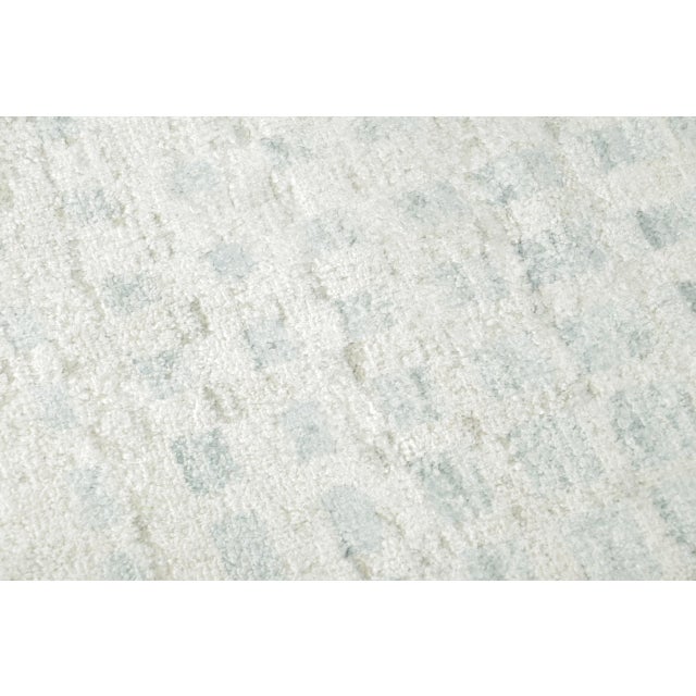 Hand-knotted in natural silk and wool, this 2x3 gift-sized contemporary rug joins Rug & Kilim’s Modern collection. Its sky...