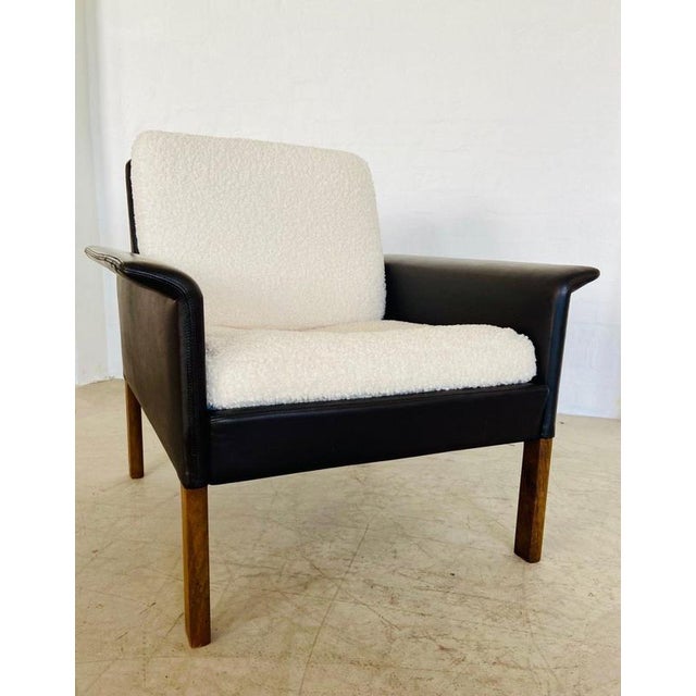 Vintage Danish Brown Leather Lounge Chair by Hans Olsen, 1960s For Sale - Image 15 of 15
