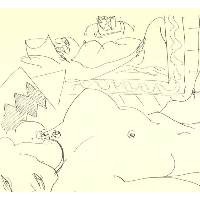 Henri Matisse 1993 Henri Matisse 'Nude Model' Impressionism United Kingdom Offset Lithograph For Sale - Image 4 of 5