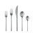 Contemporary Mepra Due 5-Piece Flatware Set, Ice For Sale - Image 3 of 3
