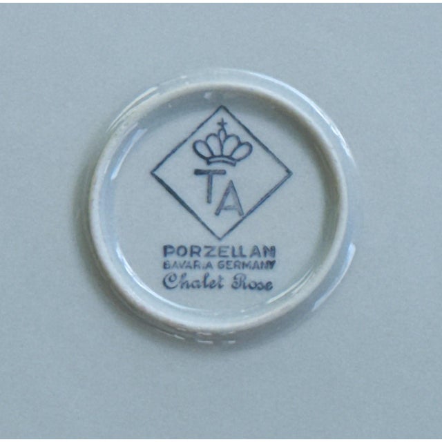 Mid 20th Century Chalet Rose 11 3/4" Chop Plate (Round Platter) For Sale - Image 11 of 11