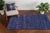 Pasargad DC Blue Pink Sari-Silk Modern Flat Weave Rug For Sale - Image 4 of 4