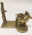 Metal 1960s Asian Brass Temple Oil Lamp with Figure of Two Cows and Holly Man Standing For Sale - Image 7 of 13