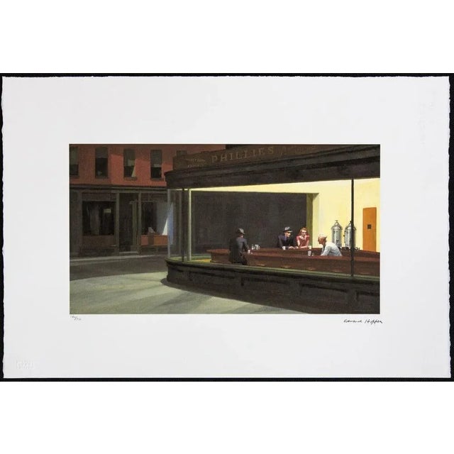 After Edward Hopper, Nighthawks, Print For Sale - Image 6 of 6