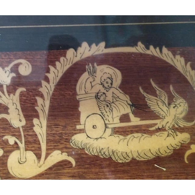 1940s Vintage Bar Cart Made attributed to Sorrento,1940 For Sale - Image 5 of 12