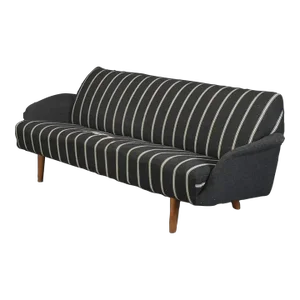 Large Danish Midcentury Teak Sofa Model 444 by Illum Wikkelso, Early 1960s