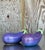 Vintage Boho Glazed Ceramic Eggplants - a Pair For Sale - Image 11 of 11