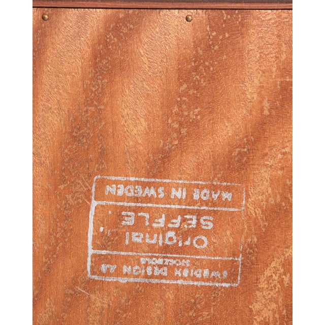 Rosewood Vitrine Svante Skoch Seffle Möbelfabrik Sweden 1960s For Sale - Image 17 of 17