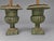 Pair of Mid-Century Painted Iron & Tole Palm Tree Candlesticks For Sale - Image 10 of 10