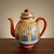 Vintage Japanese 1000 Thousand Faces Teapot-Hand Painted Porcelain-Kutani Style For Sale - Image 4 of 11