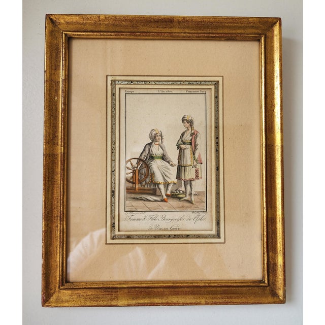 Early 19th Century Set of 4 Antique Jacques Grasset De Saint-Sauveur Hand Colored French Engravings For Sale - Image 5 of 18