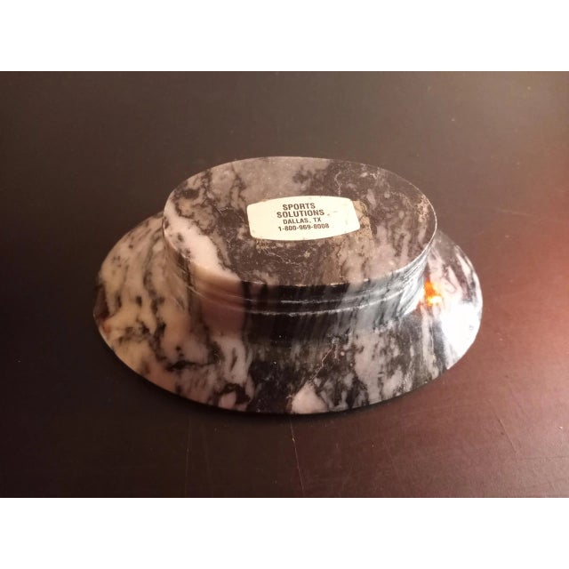 Stone Gray Marble Stone Pedestal Soap Dish For Sale - Image 7 of 9