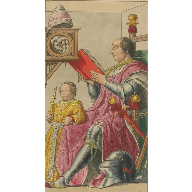 Mid 19th Century Frédéric Duc Durbin in Ceremony, 1845, Paper For Sale - Image 5 of 10