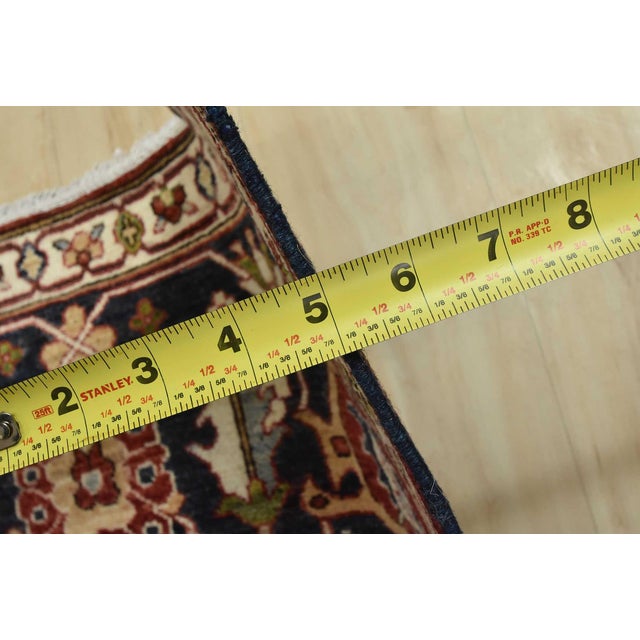 Ziegler Rug 10’1” X 13’11” Red Wool Tribal Hand-Knotted Oriental Carpet For Sale - Image 11 of 12