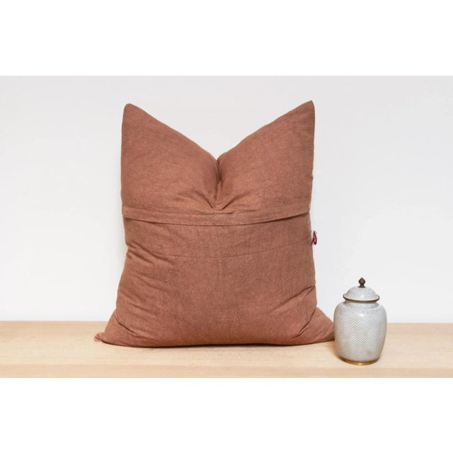Caramel Handmade Pillow Cover For Sale In Los Angeles - Image 6 of 7