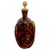 Tortoiseshell Murano glass & brass decanter, attributed to Barovier Toso. Italy, 1950s A beautiful example, fitted with...