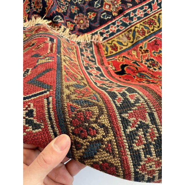 Antique Kurdish Kelleh Gallery Runner C. 1900's Rug 7.4 x 19.5 For Sale - Image 4 of 14