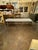 Mid-Century Modern MCM Design Mahogany and Brass Bench For Sale - Image 3 of 9