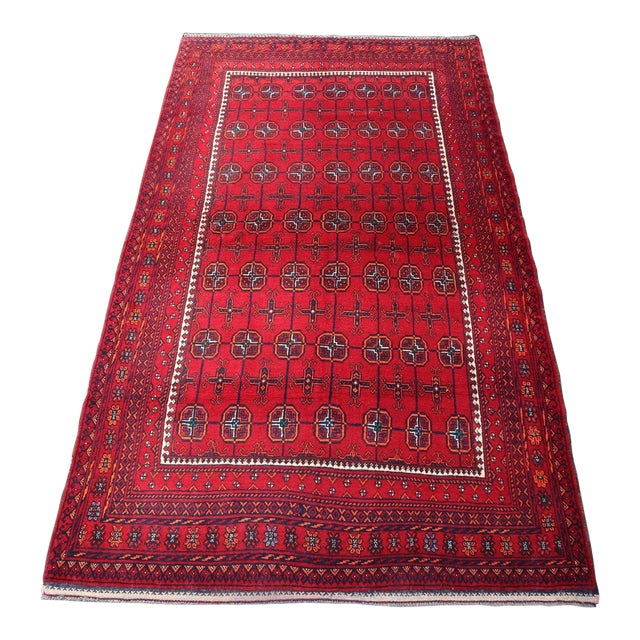 Hand Knotted Afghan Belouch Rug For Sale