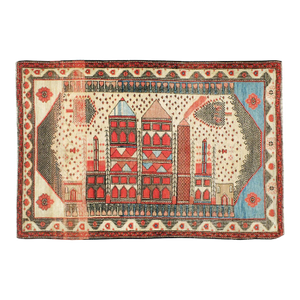 Galerie Shabab Collection Mid-20th Century Turkish Anatolian Pictorial Rug