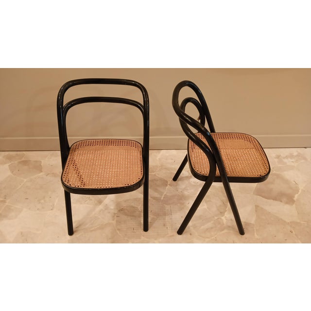 Santina Model Chairs by Carlo Santi for Zanotta, Italy, 1970s, Set of 4, in Very Good conditions. Designed 1970 to 1979...