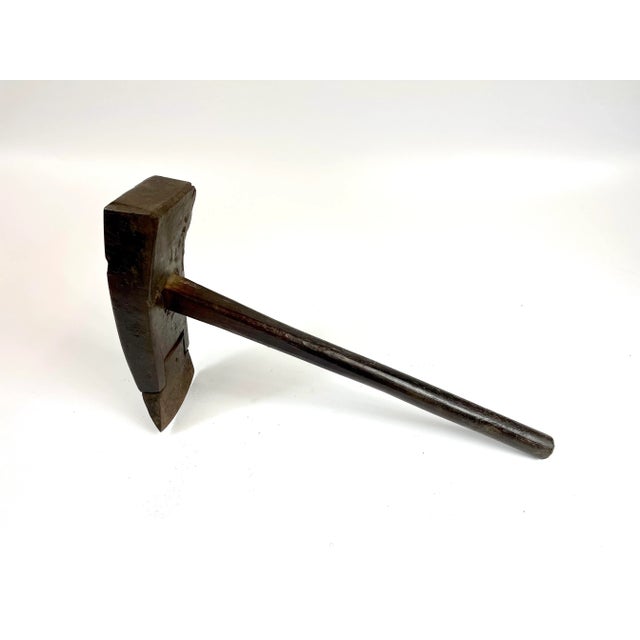 Wood 19th Century Chinese Wood and Iron Farming Tool Hoe For Sale - Image 7 of 7