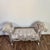 Wood Ornate Rococo Revival Silver Gilt Bench / Settee For Sale - Image 7 of 14