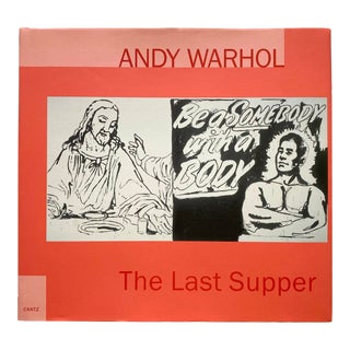 " Andy Warhol : The Last Supper " Vintage 1998 First Edition Hardcover Pop Art Exhibition Book For Sale