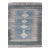 2020s Modern Tribal Kilim in Shades of Blue's and Gray's For Sale