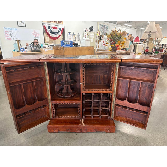 Chinese Mid 20th Century Chinese Bar Cabinet For Sale - Image 3 of 5